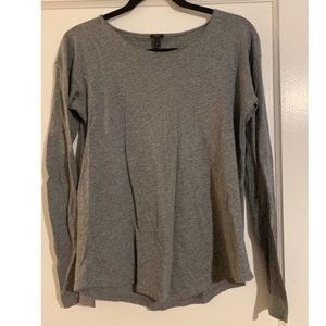 J.Crew Grey Long Sleeve Tee